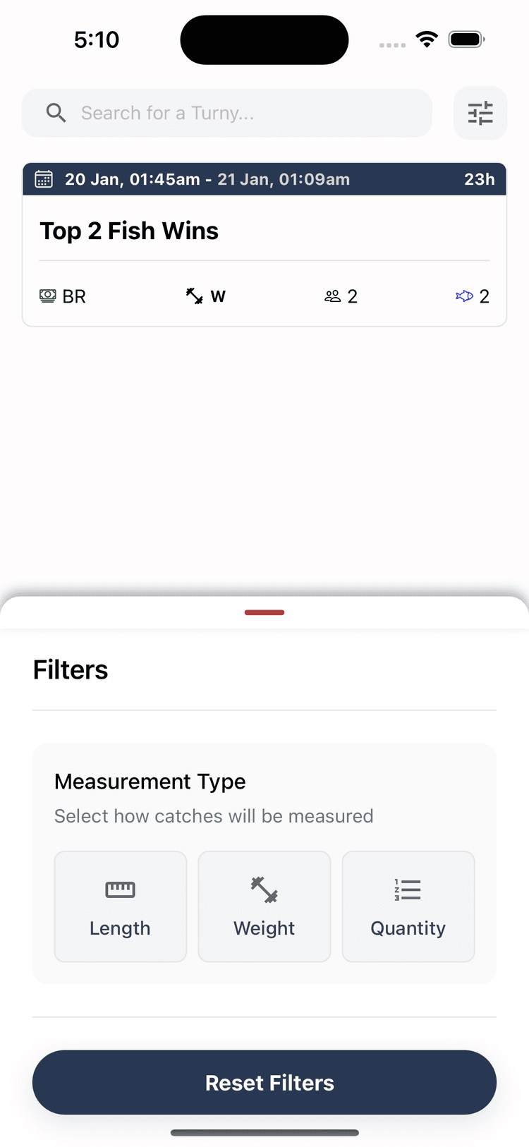 Filters Turny List
